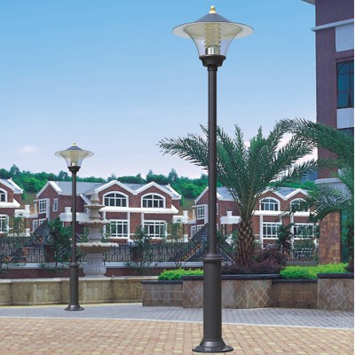 led庭院燈海螺款鋁制歐式庭院燈3米小區(qū)廣場景區(qū)照明小路燈廠家