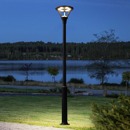 新款高品質(zhì)現(xiàn)代LED庭院燈 36W鋁制防水防銹花園別墅景觀庭院燈