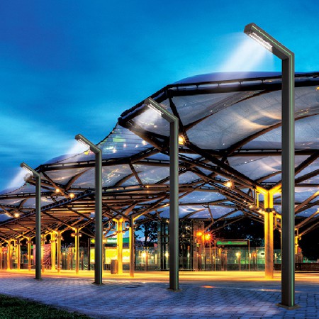 廠家供應(yīng)熱銷款7字造型鋁型材庭院燈 歐式戶外LED景觀庭院燈