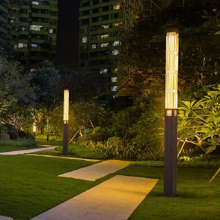 新中式景觀燈云石罩方形戶外照明景觀燈柱特色景觀庭院燈廠家批發(fā)