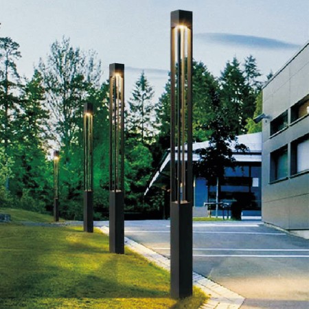 定制工程款鋁制方形LED景觀燈廣場照明景觀燈柱特色光效庭院燈