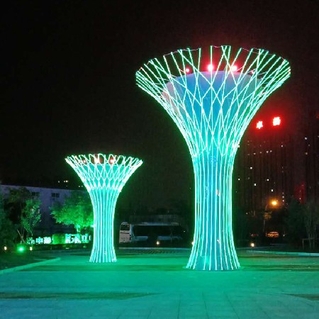 定制生命之樹不銹鋼大型景觀燈戶外裝飾藝術廣場小區造型景觀燈