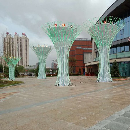 定制生命之樹不銹鋼大型景觀燈戶外裝飾藝術廣場小區造型景觀燈