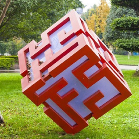 魔方造型景觀燈 特色廣場(chǎng)園林公園小區(qū)亮化戶(hù)外LED景觀燈