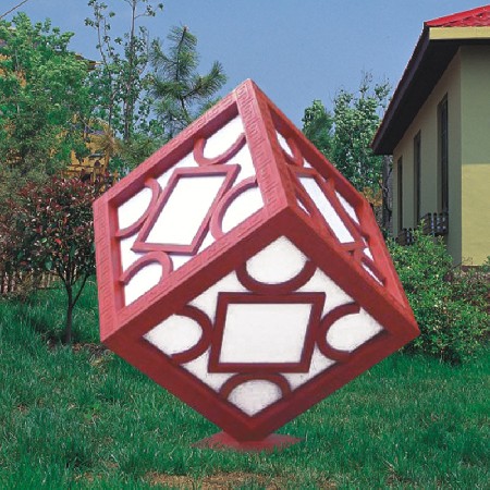 魔方造型景觀燈 特色廣場(chǎng)園林公園小區(qū)亮化戶(hù)外LED景觀燈