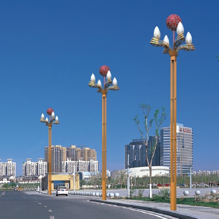 LED玉蘭燈特色戶外道路照明亮化工程照明景觀玉蘭燈廠家批發