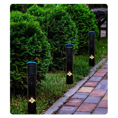 草坪燈智能無線充電led戶外照明公園景觀燈現(xiàn)代簡約草坪燈