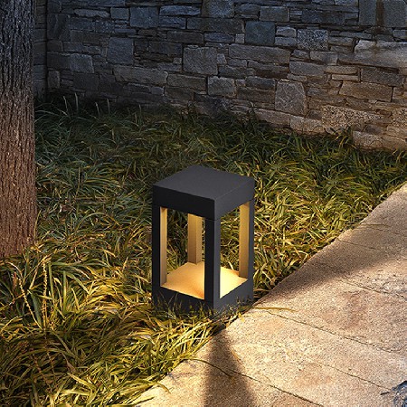 led方柱燈簡約戶外工程亮化庭院燈鋁制現代草坪燈廠家批發