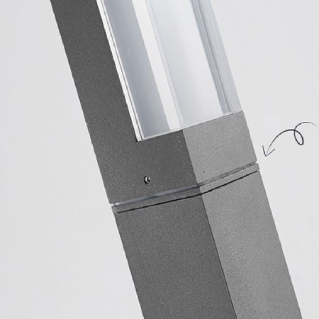 戶外LED太陽能草坪燈公園草地照明亮化現(xiàn)代特色小方柱草坪燈批發(fā)