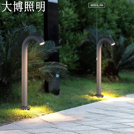 led草坪燈特色豆芽款簡約現(xiàn)代景觀燈戶外花園庭院鋁制LED草坪燈